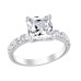 Zemin Taşlı Prenses Kesim Tek Taş Gümüş Beyaz Yüzük GMS1981 Zemin Taşlı Prenses Kesim Tek Taş Gümüş Beyaz Yüzük GMS1981