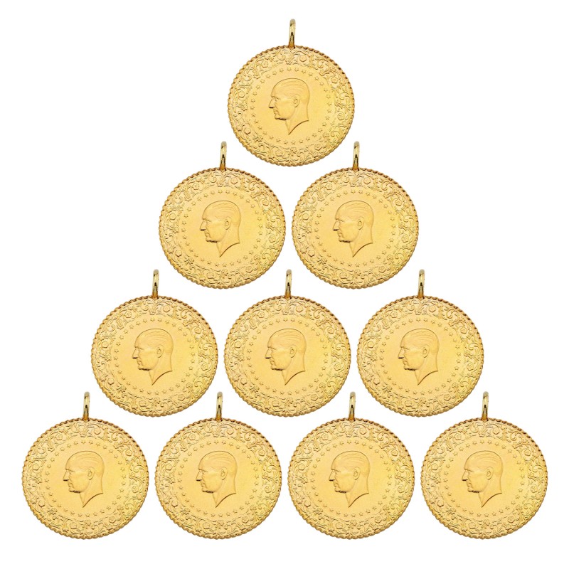 10 Yeni Tarih Çeyrek Altın 10 Yeni Tarih Çeyrek Altın