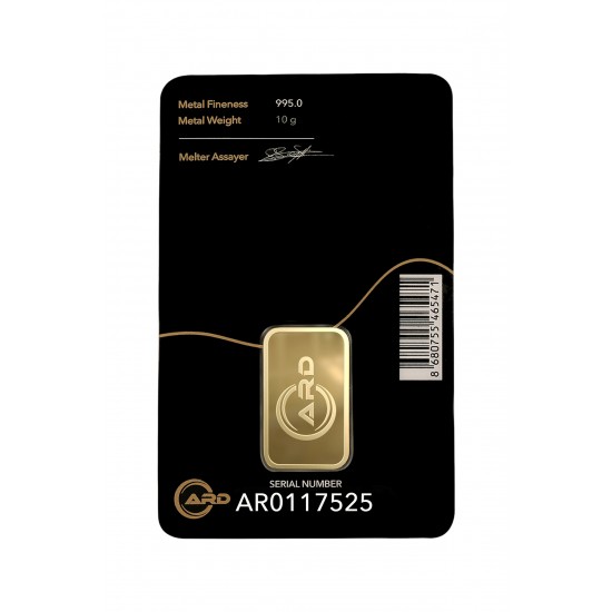 10 gr 24 Ayar ARD Gram Külçe Altın