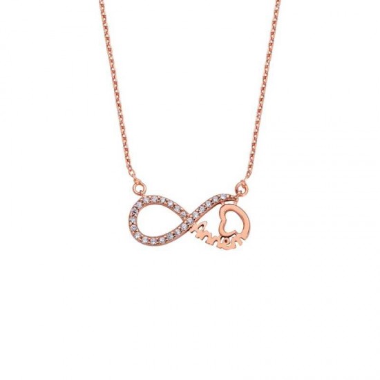 Sonsuzluk Annem Gümüş Kolye GMS906 Sonsuzluk Annem Gümüş Kolye GMS906
