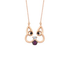 Sevimli Köpek Gümüş Kolye  GMS929