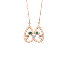 Sevimli Kedi Gümüş Kolye  GMS930