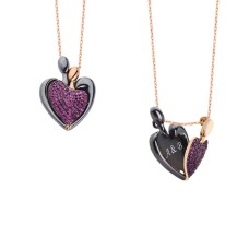 14 Şubat Kalpli İsimli Gümüş Kolye GMS938