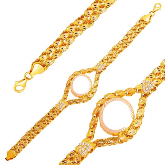 Pullu Zincir Çeyrek Bileklik BIL49 Pullu Zincir Çeyrek Bileklik BIL49