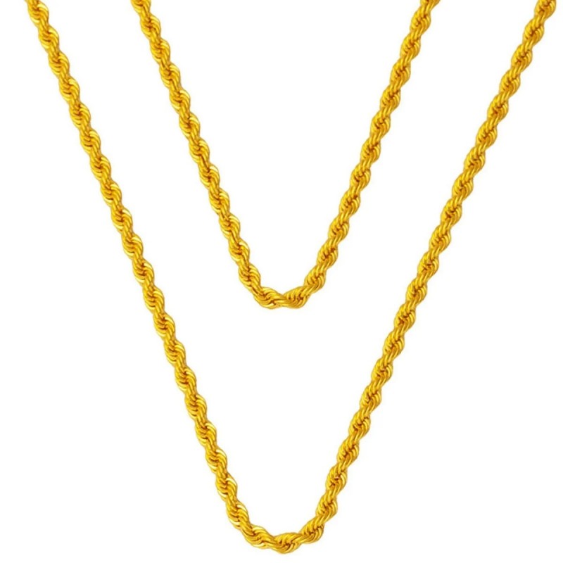 Burgu Halat 120 cm 14 Ayar Zincir Kolye ZKU205 Burgu Halat 120 cm 14 Ayar Zincir Kolye ZKU205