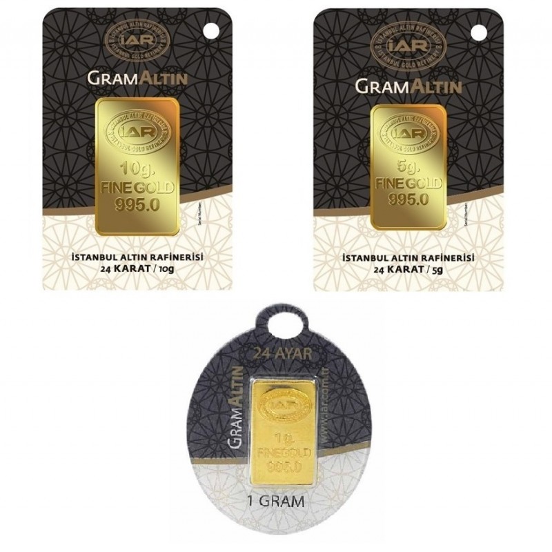 16 gr 24 Ayar İAR Külçe Altın