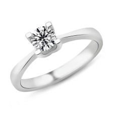 0.51 Karat F Renk HRD Sertifikalı Pırlanta Tektaş Yüzük PR100