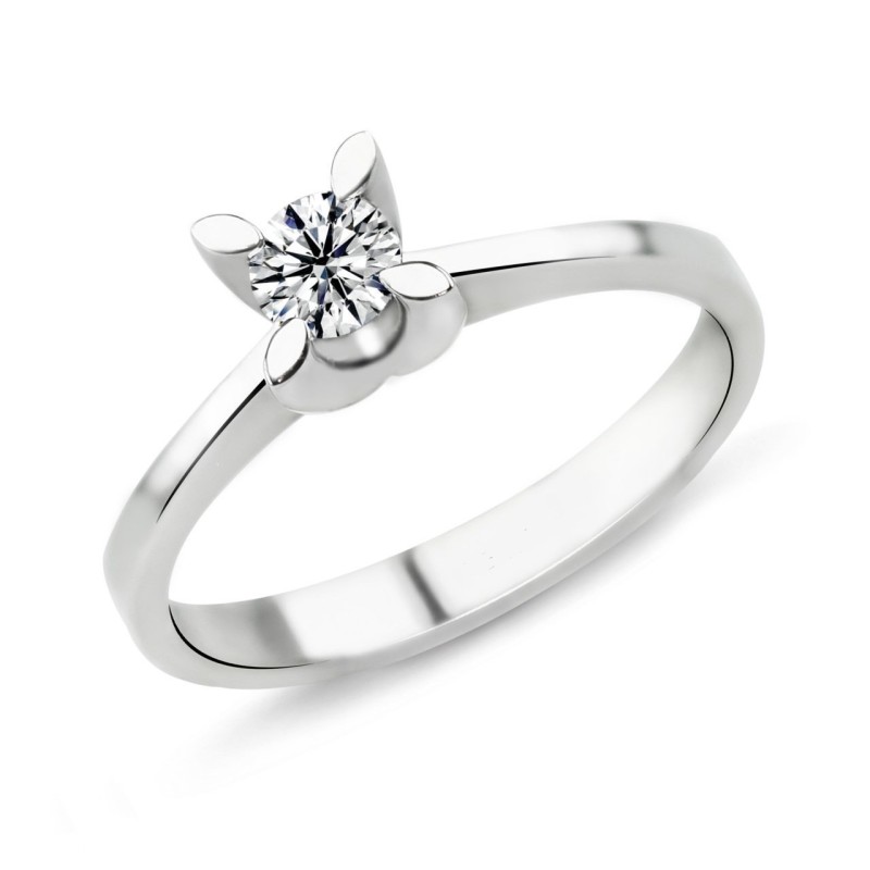 0.27 Karat F Renk Pırlanta Tektaş Yüzük PR128 0.27 Karat F Renk Pırlanta Tektaş Yüzük PR128