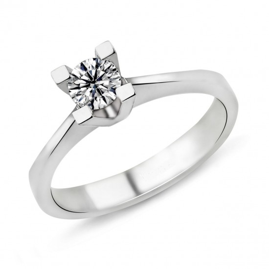 0.48 Karat G Renk HRD Sertifikalı Pırlanta Tektaş Yüzük PR164