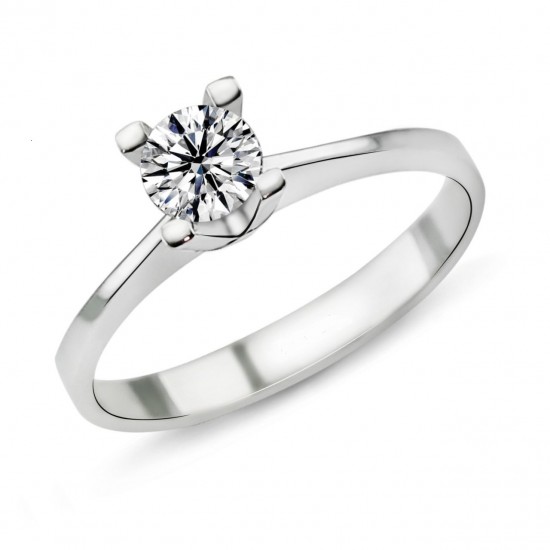 0.71 Karat D Renk HRD Sertifikalı Pırlanta Tektaş Yüzük PR167