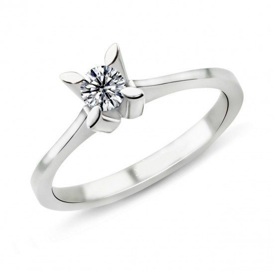 0.22 Karat G Renk Pırlanta Tektaş Yüzük PR210 0.22 Karat G Renk Pırlanta Tektaş Yüzük PR210