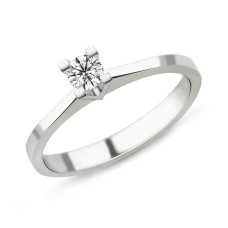 0.24 Karat D Renk Pırlanta Tektaş Yüzük PR28