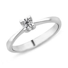 0.33 Karat D Renk HRD Sertifikalı Pırlanta Tektaş Yüzük PR60