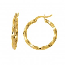 Burgu 2.5 cm Çaplı Halka Küpe KP047