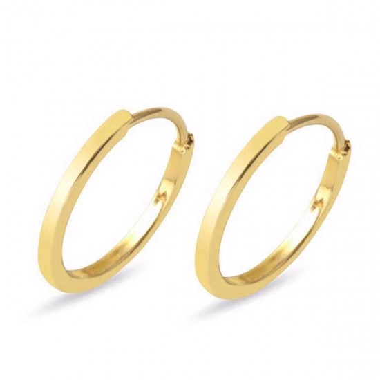 2.5 cm Çaplı Halka Küpe KP048