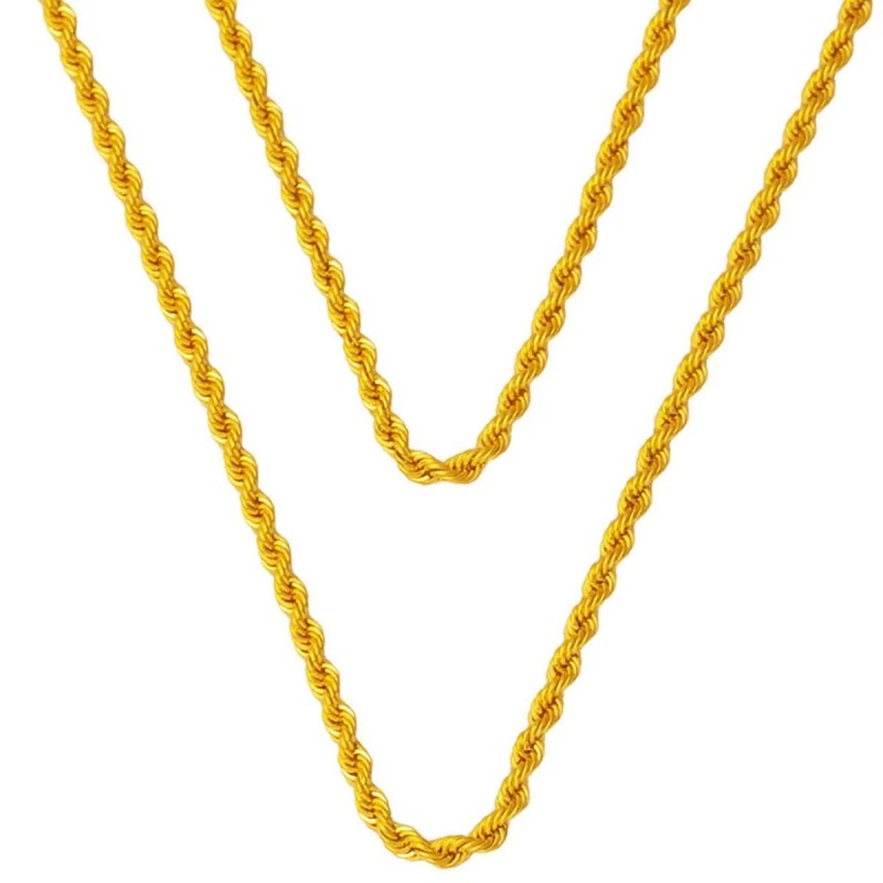 Burgu Halat 250 cm 14 Ayar Zincir Kolye ZKU163 Burgu Halat 250 cm 14 Ayar Zincir Kolye ZKU163