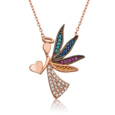 Gümüş Aşk Meleği Bayan Kolye