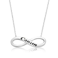 Gümüş Canım Sonsuzluk Bayan Kolye