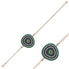 Gümüş Damla Nazar Bayan Bileklik