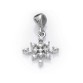 Gümüş Kar Tanesi Bayan Kolye