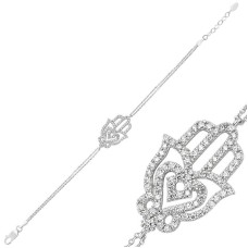 Gümüş Fatma Ana Eli Bayan Bileklik