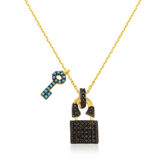 Gümüş Kalbimin Anahtarı Bayan Kolye Gümüş Kalbimin Anahtarı Bayan Kolye