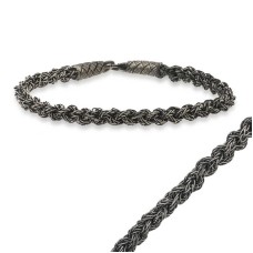 Gümüş Kazaz Örgü Bileklik