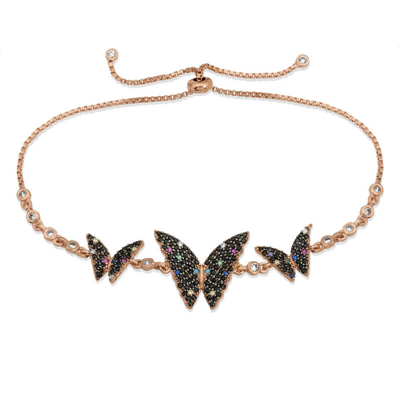 Gümüş Kelebek Asansör Bileklik Gümüş Kelebek Asansör Bileklik