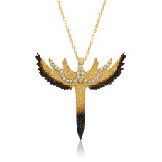 Gümüş Kılıç Bayan Kolye