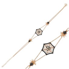 Gümüş Örümcek Ağı Bayan Bileklik