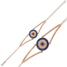 Gümüş Nazar Bayan Bileklik