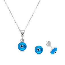 Gümüş Nazar Bayan Set