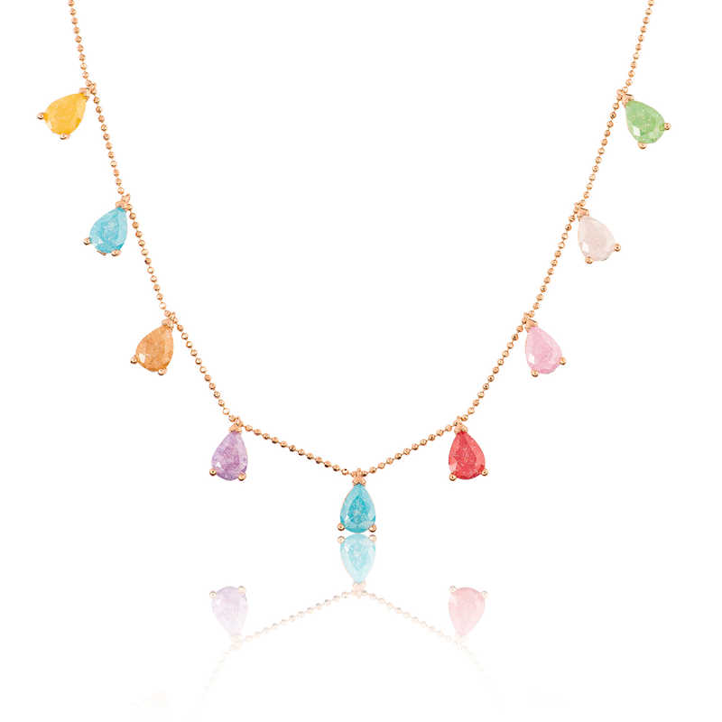 Gümüş Renkli Bayan Şans Kolyesi Gümüş Renkli Bayan Şans Kolyesi