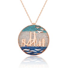 Gümüş Şehitler Köprüsü Kolye