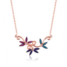 Gümüş Sevgi Dalı Bayan Kolye