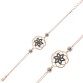 Gümüş Yaşam Çiçeği Bayan Bileklik