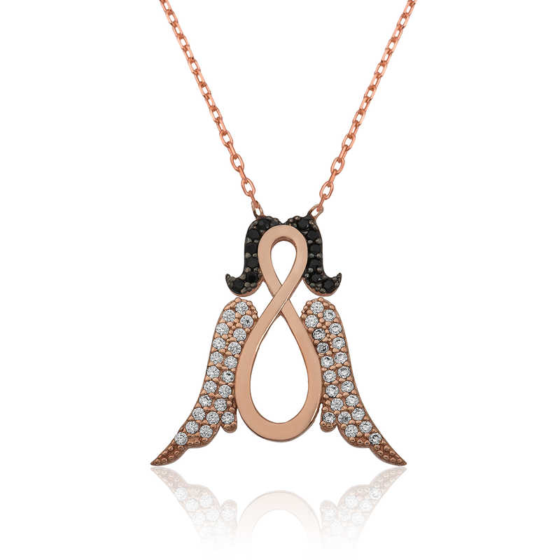 Gümüş Sonsuz Melek Bayan Kolye Gümüş Sonsuz Melek Bayan Kolye