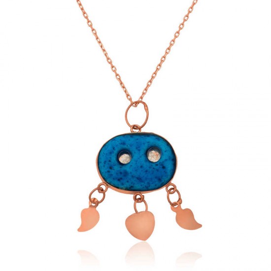 Gümüş Süryani Gözü Kolye Gümüş Süryani Gözü Kolye