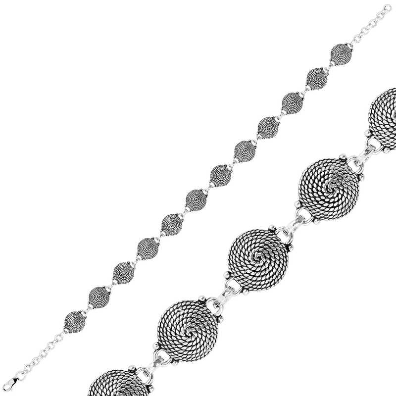 Gümüş Telkari Bayan Bileklik Gümüş Telkari Bayan Bileklik