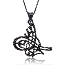 Gümüş Tuğra Bayan Kolye