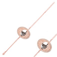 Gümüş Tuğralı Bayan Bileklik