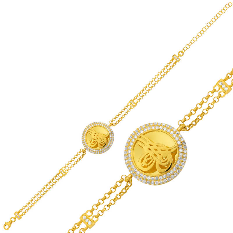 Gümüş Tuğralı Bayan Bileklik Gümüş Tuğralı Bayan Bileklik