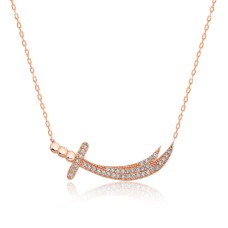 Gümüş Zülfikar Kılıcı Bayan Kolye