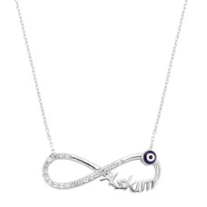 Gümüş Aşkım Sonsuzluk Bayan Kolye