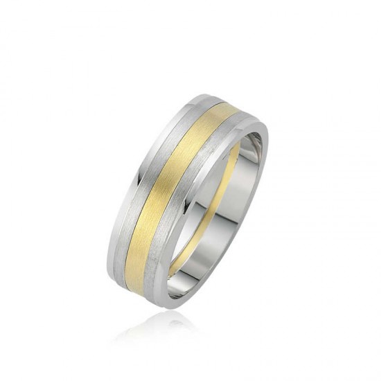 Gümüş Taşsız Çift Erkek Alyans Gümüş Taşsız Çift Erkek Alyans