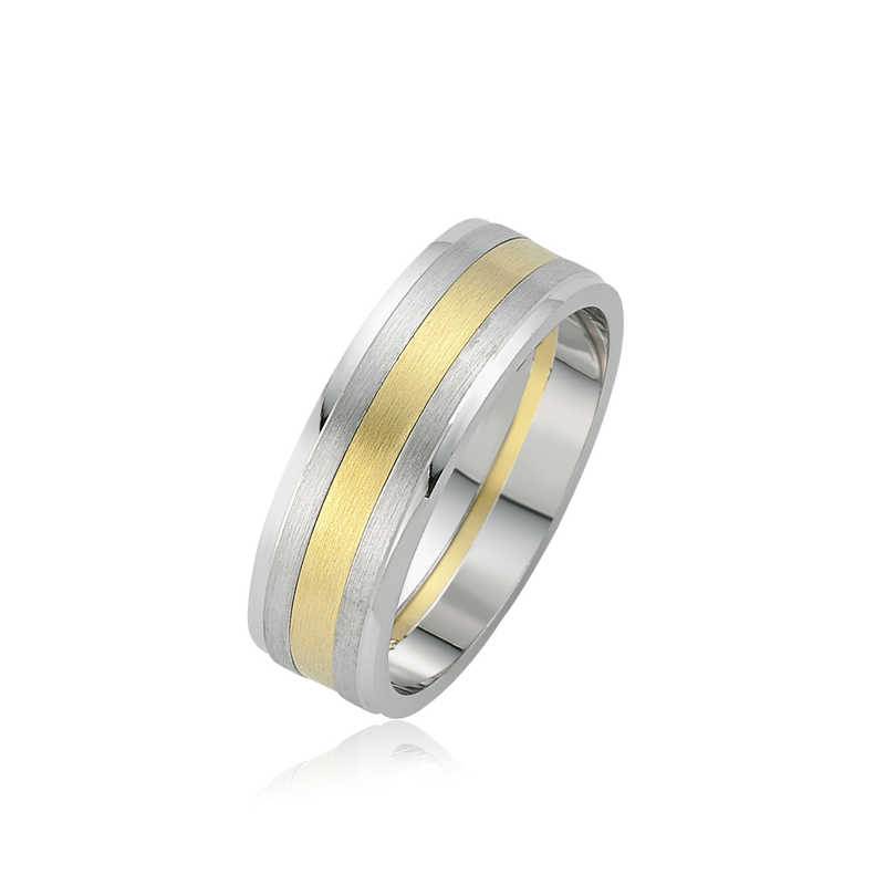 Gümüş Taşsız Çift Erkek Alyans Gümüş Taşsız Çift Erkek Alyans