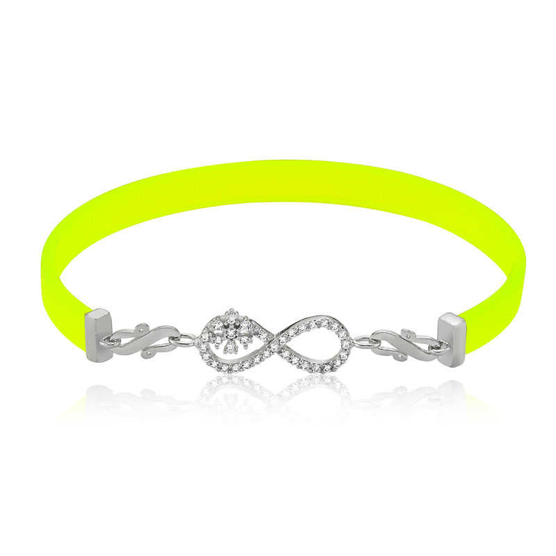 Gümüş Sarı Sonsuzluk Bayan Bileklik Gümüş Sarı Sonsuzluk Bayan Bileklik