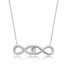 Gümüş Sonsuz Aşk Bayan Kolye