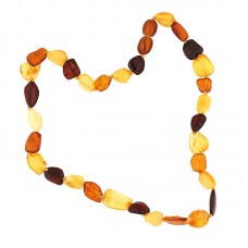 Bebek Damla Kehribar Diş Kolye