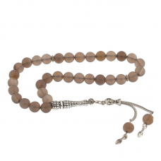 ​Doğaltaş Metal Püsküllü Su Akiği Tesbih